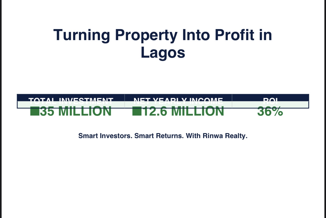 Turning Property Into Profit in Lagos: